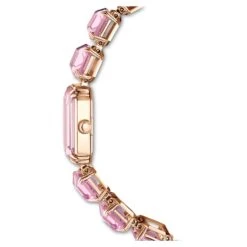 Swarovski Watch Octagon Cut Bracelet, Pink, Rose Gold-tone Finish -Fashion Accessories Store watch octagon cut bracelet pink rose gold tone finish swarovski 5630837 7