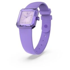Swarovski Watch Silicone Strap, Purple -Fashion Accessories Store watch silicone strap purple swarovski 5624376 2