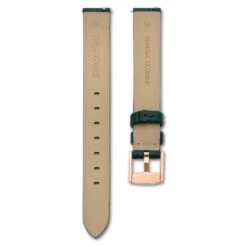 Swarovski Watch Strap 14 Mm (0.55") Width, Leather With Stitching, Green, Rose Gold-tone Finish -Fashion Accessories Store watch strap 14 mm 280.552229 width leather with stitching green rose gold tone finish swarovski 5674154 2