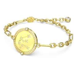 Swarovski Zodiac Bracelet Aquarius, Gold Tone, Gold-tone Plated -Fashion Accessories Store zodiac bracelet aquarius gold tone gold tone plated swarovski 5649063 2